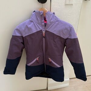 Kids ski snow jacket, fits girl size 6/7